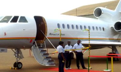 Ghana Presidential jet, Newscenta, Presidency, aircraft, Presidential travel, Falcon 900 EX-Easy aircraft