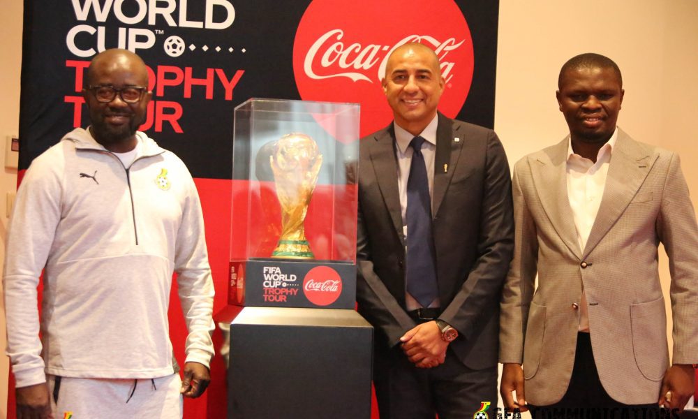 FIFA World Cup trophy in Ghana, Newscenta, Ghana Football Association, Qatar 2022, FIFA,