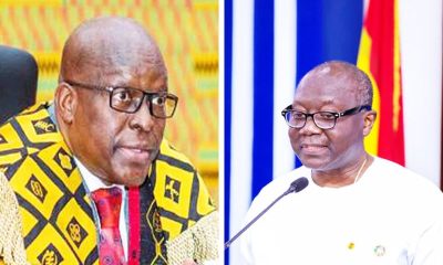 DDE, Newscenta, Ofori-Atta, Bagbin, parliament,