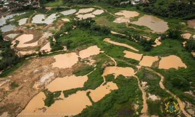 Galamsey, 34 forest reserves, Newscenta, Forestry Commission, Samuel Abu Jinapor, Galamsey in 34 forest reserves destroys 4,726.2 hectares, Ghana News,