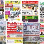 Newspapers, Newscenta, Headlines, Wednesday, June 14, front pages,