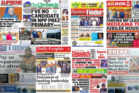 Thursday August 3 2023 Newspaper Headlines