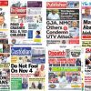 Newspaper, Headlines, Newscenta, Friday, Monday, October 9,