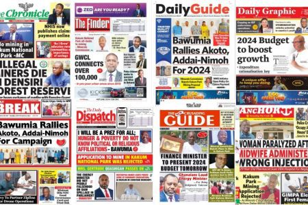 Tuesday November 14 2023 Newspaper Headlines