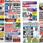 Newspapers, Headlines, Newscenta, Tuesday, December 12,