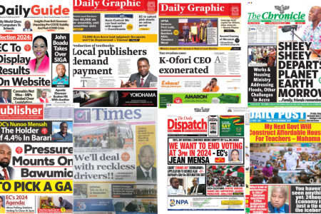 Friday December 15 2023 Newspaper Headlines