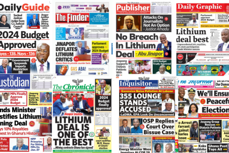 Friday December 8 2023 Newspaper Headlines