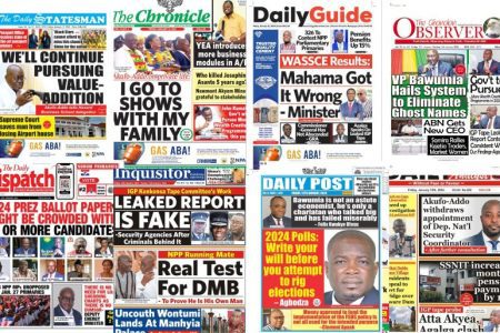 Friday January 12 2024 Newspaper Headlines