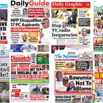 Newspapers, Headlines, Newscenta, Friday January 19,