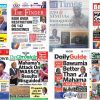 Newspapers, Headlines, Newscenta, Tuesday, February 13,