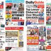 Newspapers, Headlines, Newscenta, Wednesday, Friday, February 16