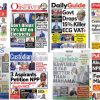 Newspapers, Headlines, Newscenta, Monday February 5,