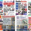 Newspapers, Headlines, Newscenta, Tuesday, February 6,