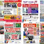 Newspapers, Headlines, Newscenta, Thursday, March 14,