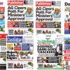 Newspapers, Headlines, Newscenta, Friday, March 22,