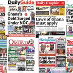 Newspapers, Headlines, Newscenta, Friday. April 19,