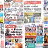 Newspapers, Headlines, Newscenta, Monday, April 12,