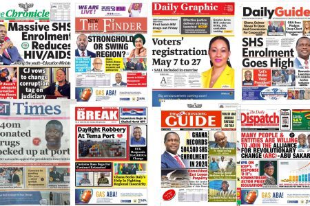 Tuesday April 9 2024 Newspaper Headlines