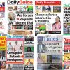 Newspapers, Headlines, Newscenta, Friday, May 31,