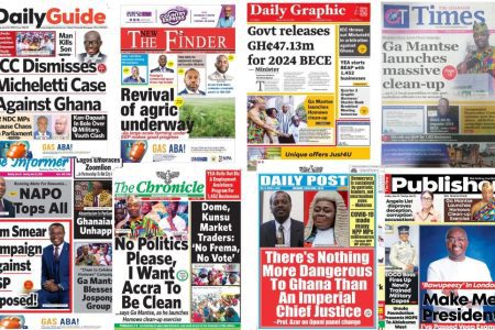 Monday June 24 2024 Newspaper Headlines