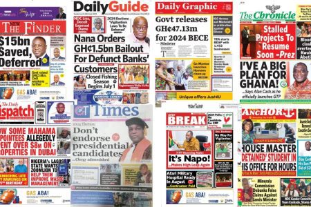 Tuesday June 25 2024 Newspaper Headlines