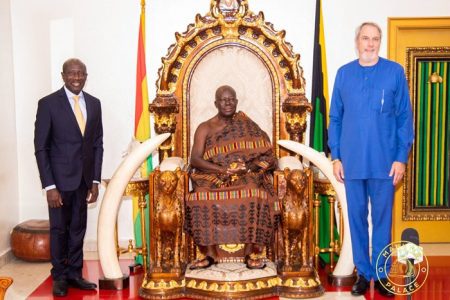 New MTN CEO visits Asantehene, promises better services