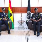 Ghana, Liberia, Newscenta, Meets, IGP, Counterpart, Inspector, General, Courtesy