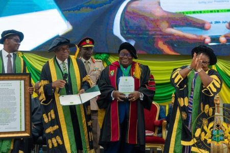 Akufo-Addo inaugurates $60m UHAS Phase II, Receives Honorary Doctorate Degree