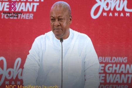 NDC manifesto outlines promises ahead of December polls