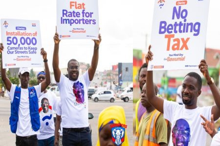 Awuku, Miracle lead street campaign of NPP Sweepers