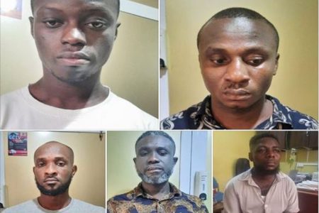 Police secure conviction of 5 armed robbers in Ashanti region