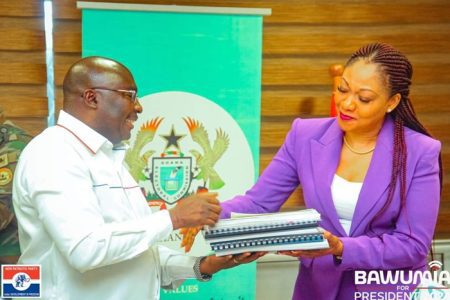 Bawumia files nomination forms; confident of victory