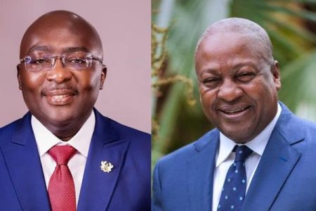 Ballot paper: Bawumia is No.1, Mahama is No.8