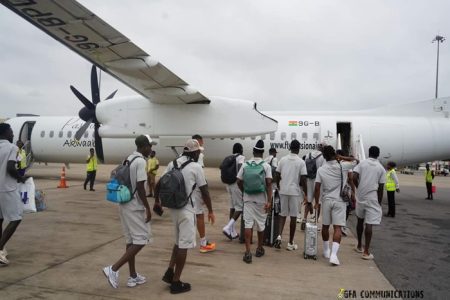 Black Stars arrive in Kumasi for Angola encounter