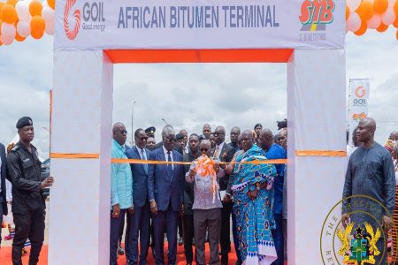 Akufo-Addo Commissions GOIL’s 87,000 tonnes capacity Bitumen factory