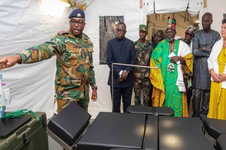 US donates GH₵78m Mobile Field Hospital to GAF