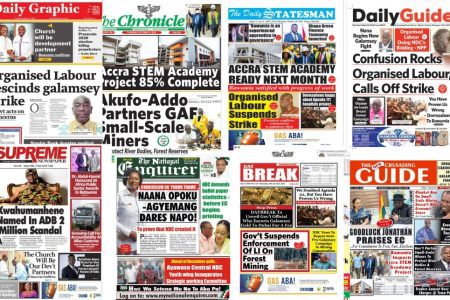 Thursday, October 10 2024 Newspaper Headlines