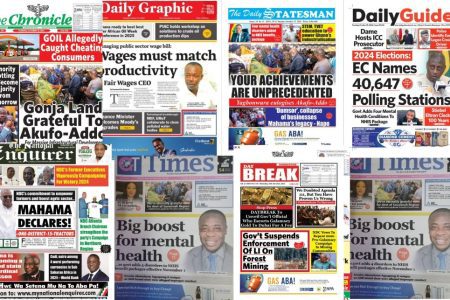 Tuesday October 15 2024 Newspaper Headlines