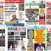 Newspapers, Headlines, Newscenta, Tuesday, October 8,