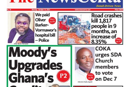 Monday October 14 2024 Newspaper Headlines