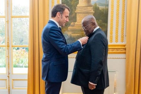 France bestows highest national honour on Akufo-Addo