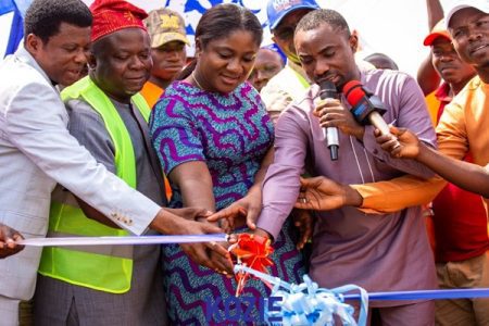 KOZIE inaugurates road and bridge projects in Adentan