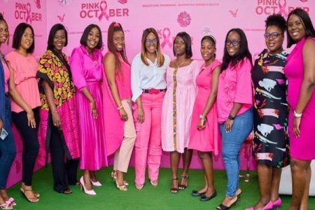 MTN employees support breast cancer patients