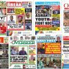 Newspapers, Headlines, Newscenta, Tuesday, November 19