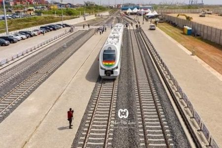 Akufo-Addo commissions Tema-Mpakadan railway line and diesel trains