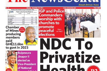 Monday November 25 2024 Newspaper Headlines