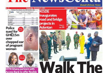 Wednesday November 27 2024 Newspaper Headlines