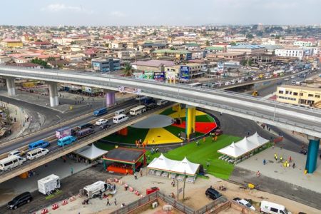 President Akufo-Addo inaugurates Phase II of Obetsebi-Lamptey Interchange in Accra