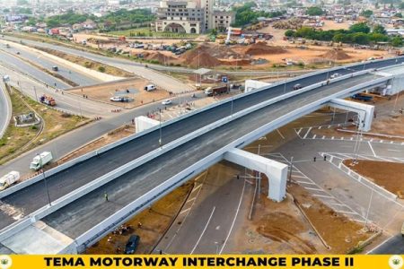 President Akufo-Addo inaugurates Phase II of Tema Motorway Interchange