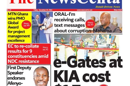 Friday December 20, 2024 Newspaper Headlines